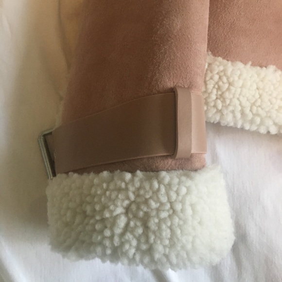 ❌ SOLD on FB ❌ All Saints Shearling Jacket Medium - Picture 4 of 15